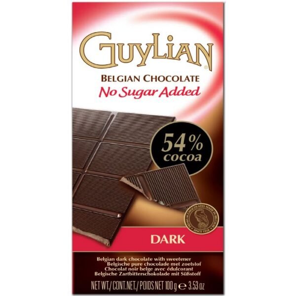 Guylian Chocolate Belgian Dark Chocolate No Added Sugar
